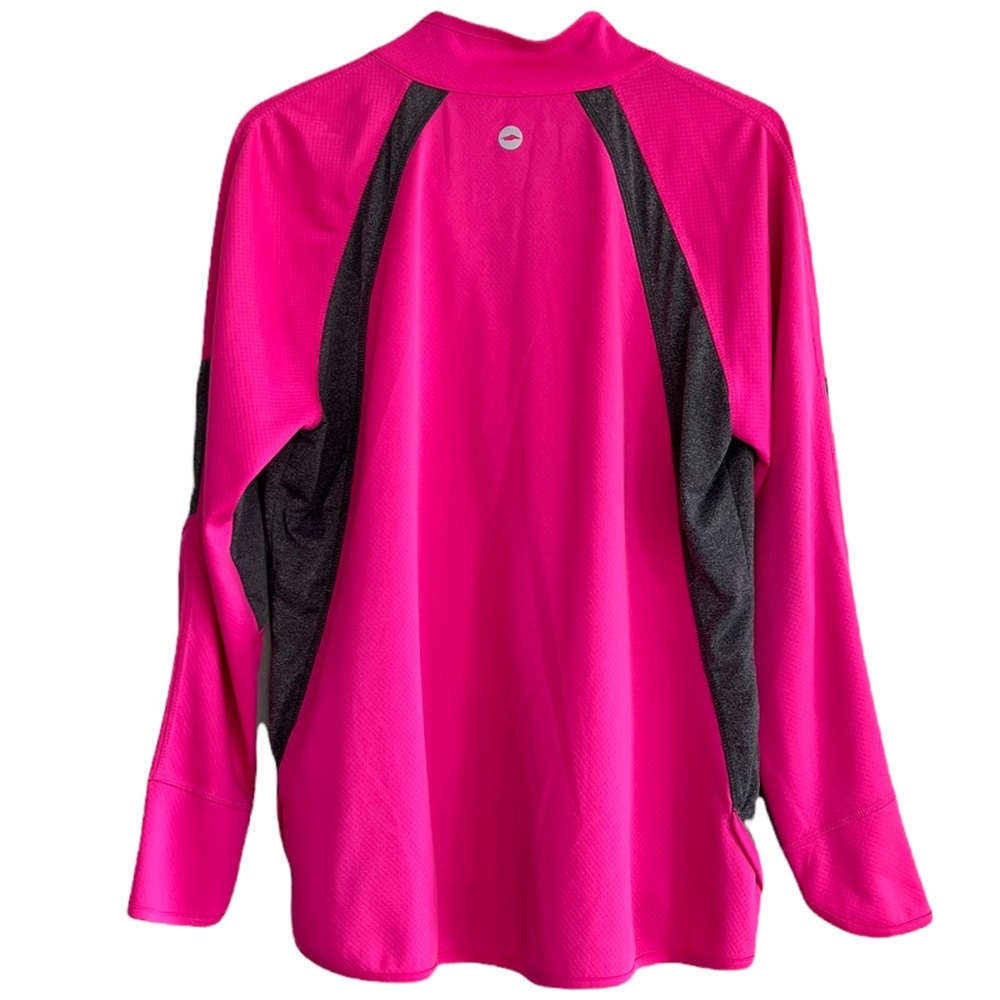 AVIA Hot Pink and Gray 1/4 Zip Pullover Size XL - Picture 4 of 4